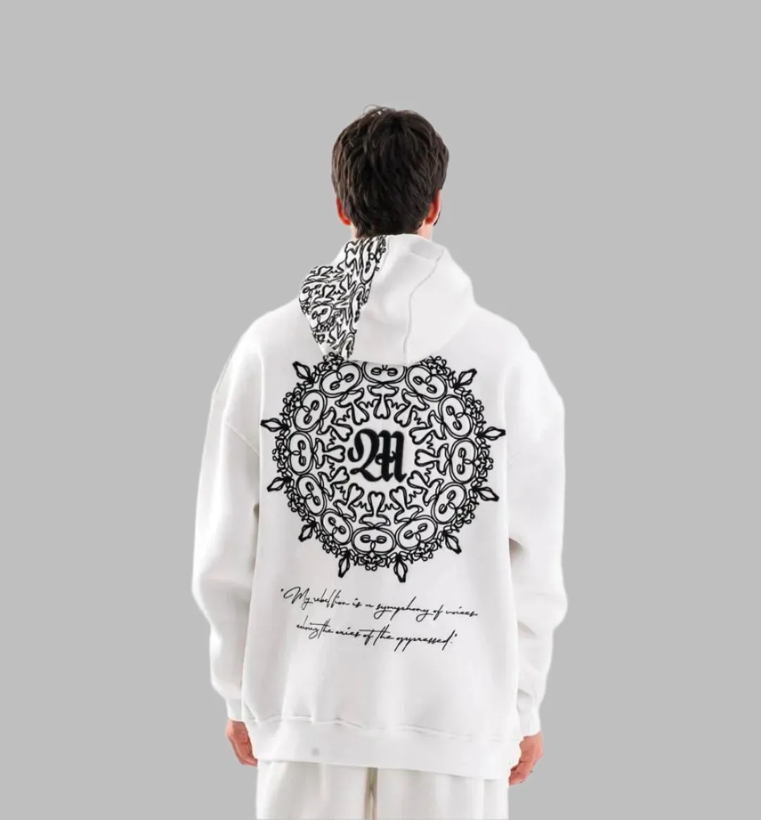 🔥 Embossed Printed Hoodie – Ultimate Winter Comfort! ❄️