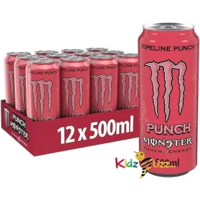 (12 x 500ml) Monster Energy - Ultra Watermelon