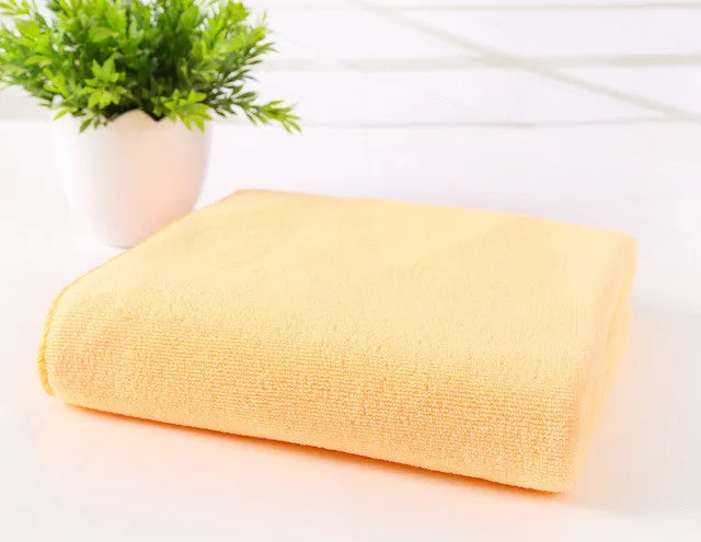 70 x 140 cm Fiber De Bambou Microfibre Sechage Rapide Douche Bath Towel Douce Super Absorbant Home Textile Large Thick Towel