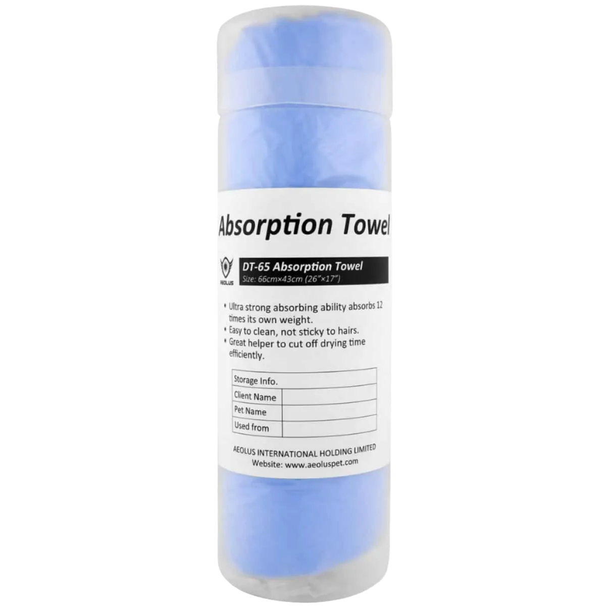 Absorption Towel in Blue by Aeolus