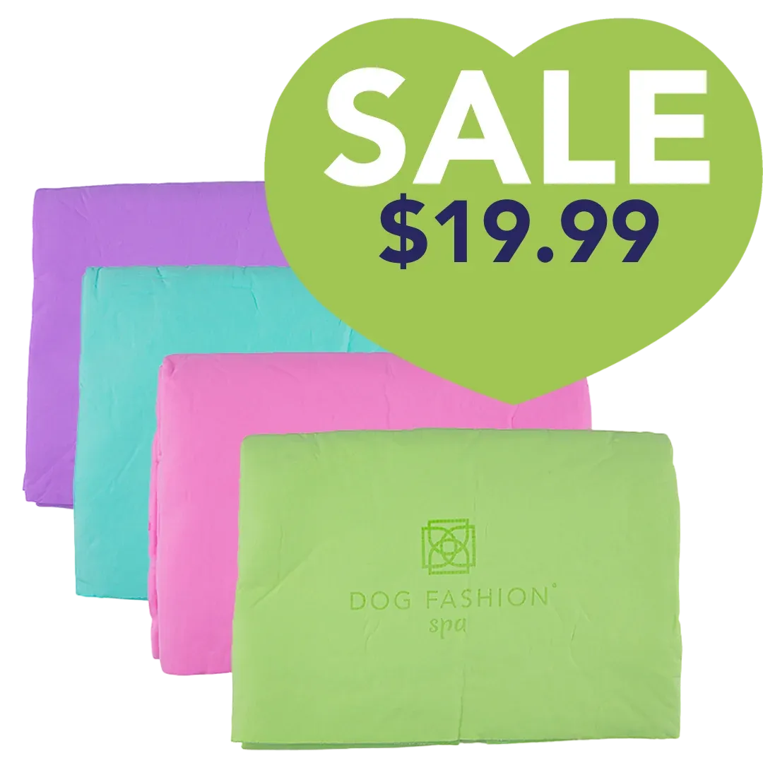 Absorption Towel Set by Dog Fashion Spa