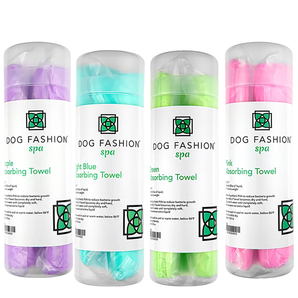 Absorption Towel Set by Dog Fashion Spa