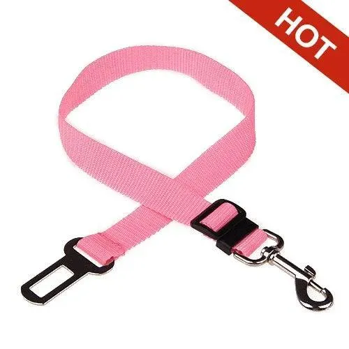 Adjustable Pet Car Safety Belt & Harness: Secure Travel Companion