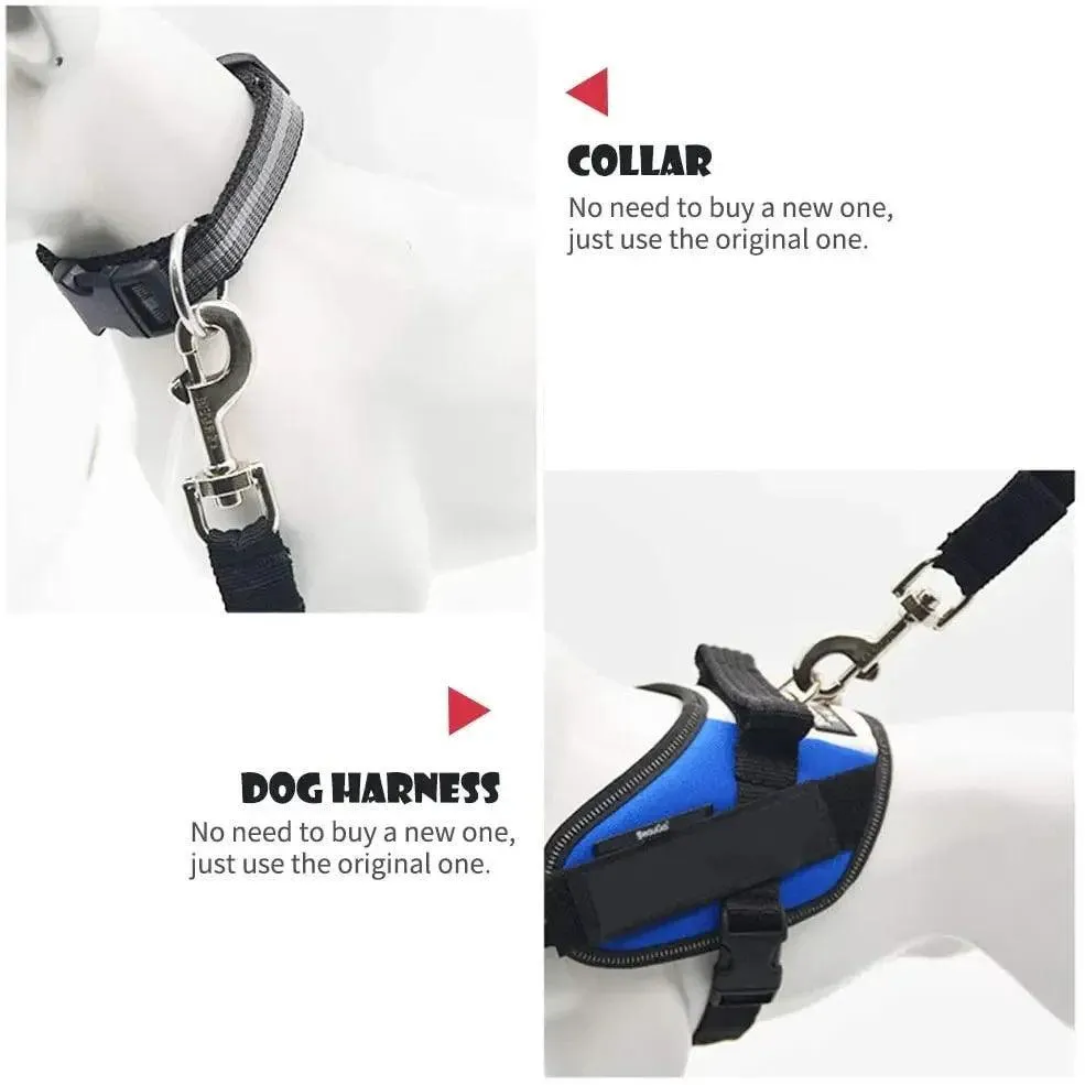 Adjustable Pet Car Safety Belt & Harness: Secure Travel Companion