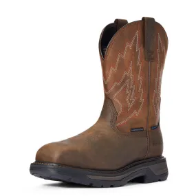 Ariat Men's 11" Big Rig Waterproof Composite Toe Work Boot - Dark Brown 10033993