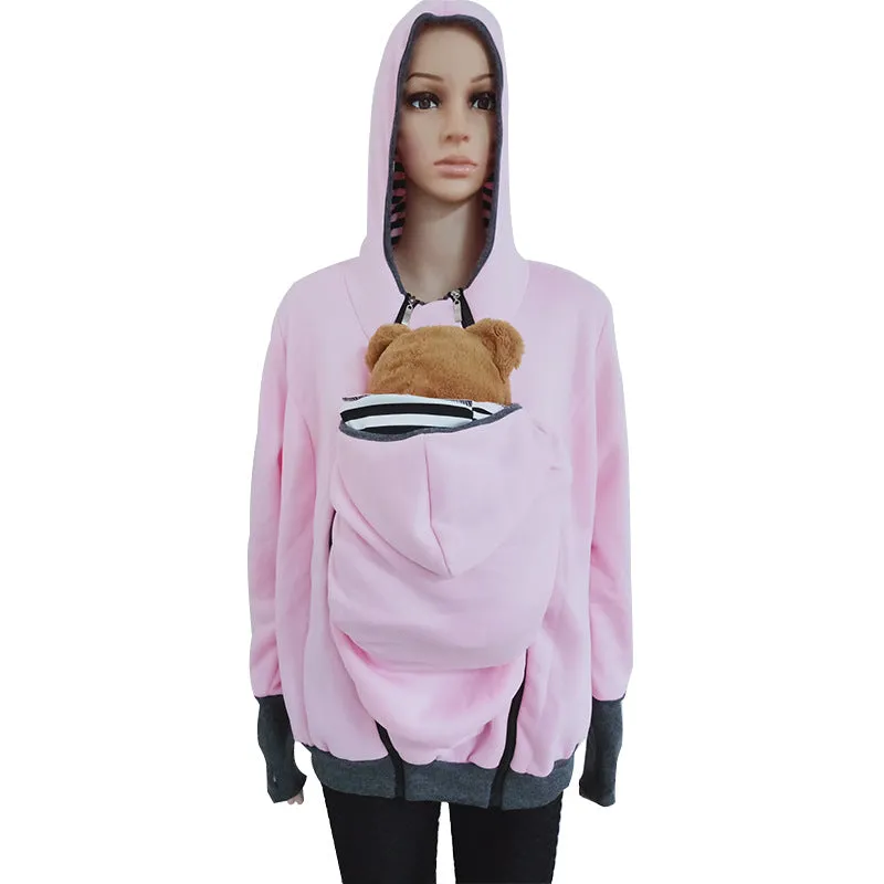 Attractive Women's Trendy Fashion Three-in-one Hooded Sweaters