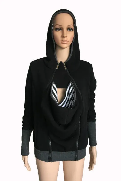 Attractive Women's Trendy Fashion Three-in-one Hooded Sweaters