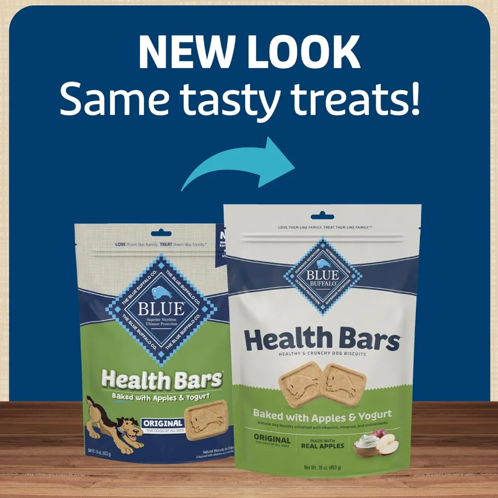 Blue Buffalo Health Bars Apple & Yogurt Biscuits for Dogs