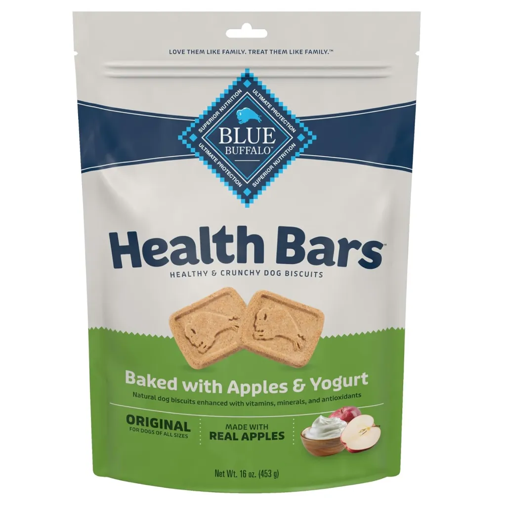 Blue Buffalo Health Bars Apple & Yogurt Biscuits for Dogs