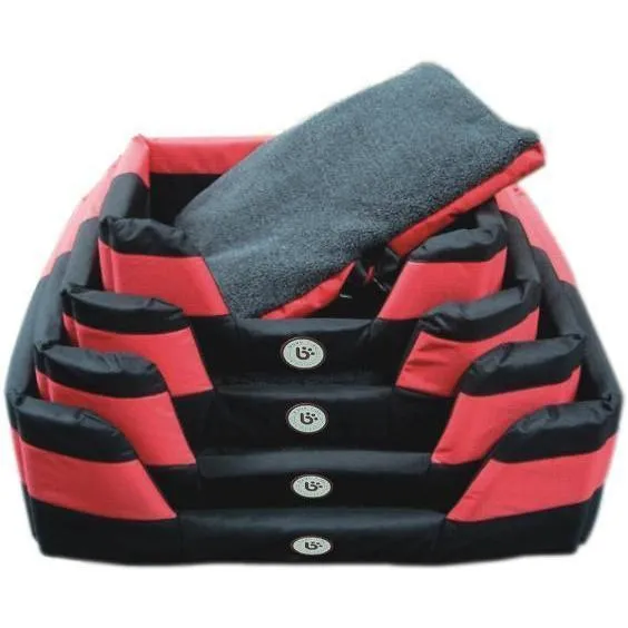 Bono Fido Stay Dry Dog Bed Red Extra Extra Large