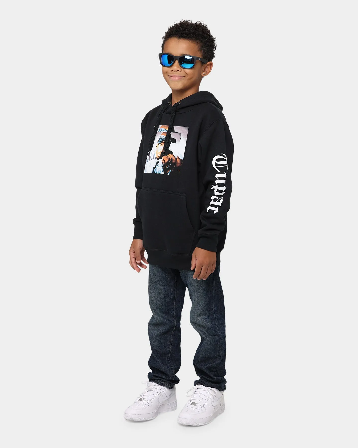 Bravado Kid's Tupac Side Hoodie Black