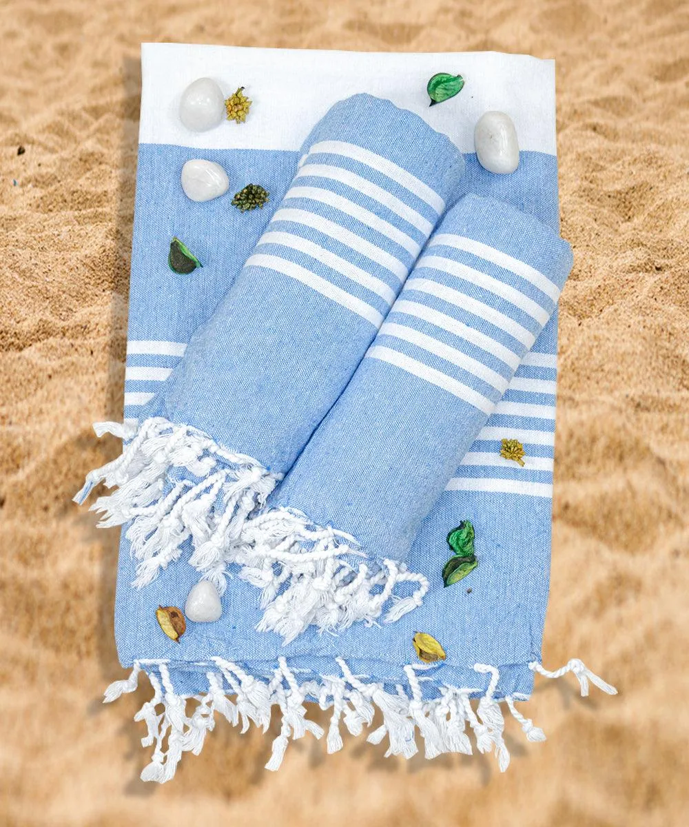 Cotton Bath Towel Unisex Set of 3, 200 GSM (165L X 85W)