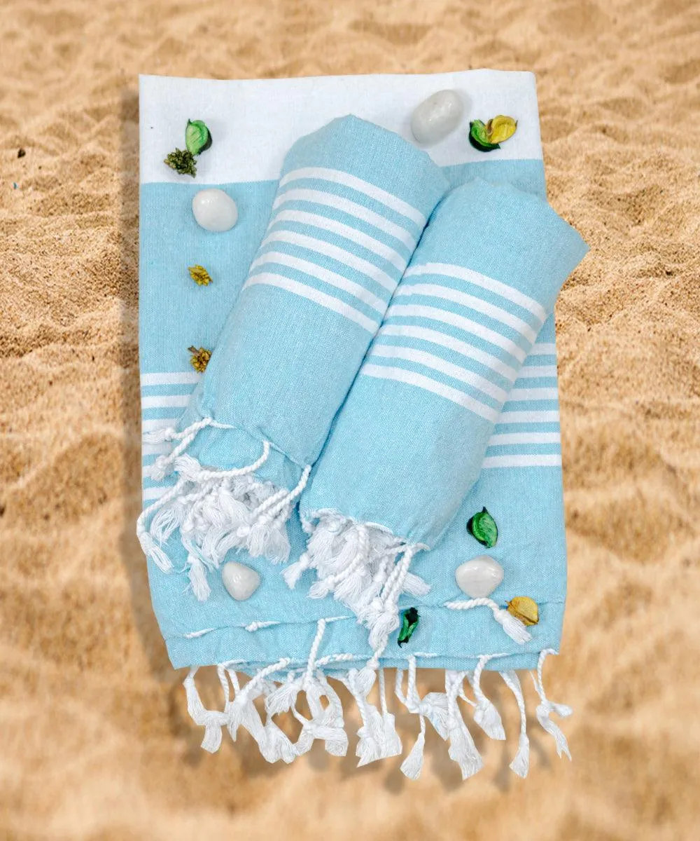 Cotton Bath Towel Unisex Set of 3, 200 GSM (165L X 85W)