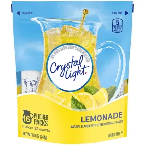 CRYSTAL LIGHT PITCHER PACKS - LEMONADE