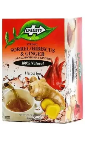 Dalgety Sorrel, Hibiscus & Ginger Tea, 45g