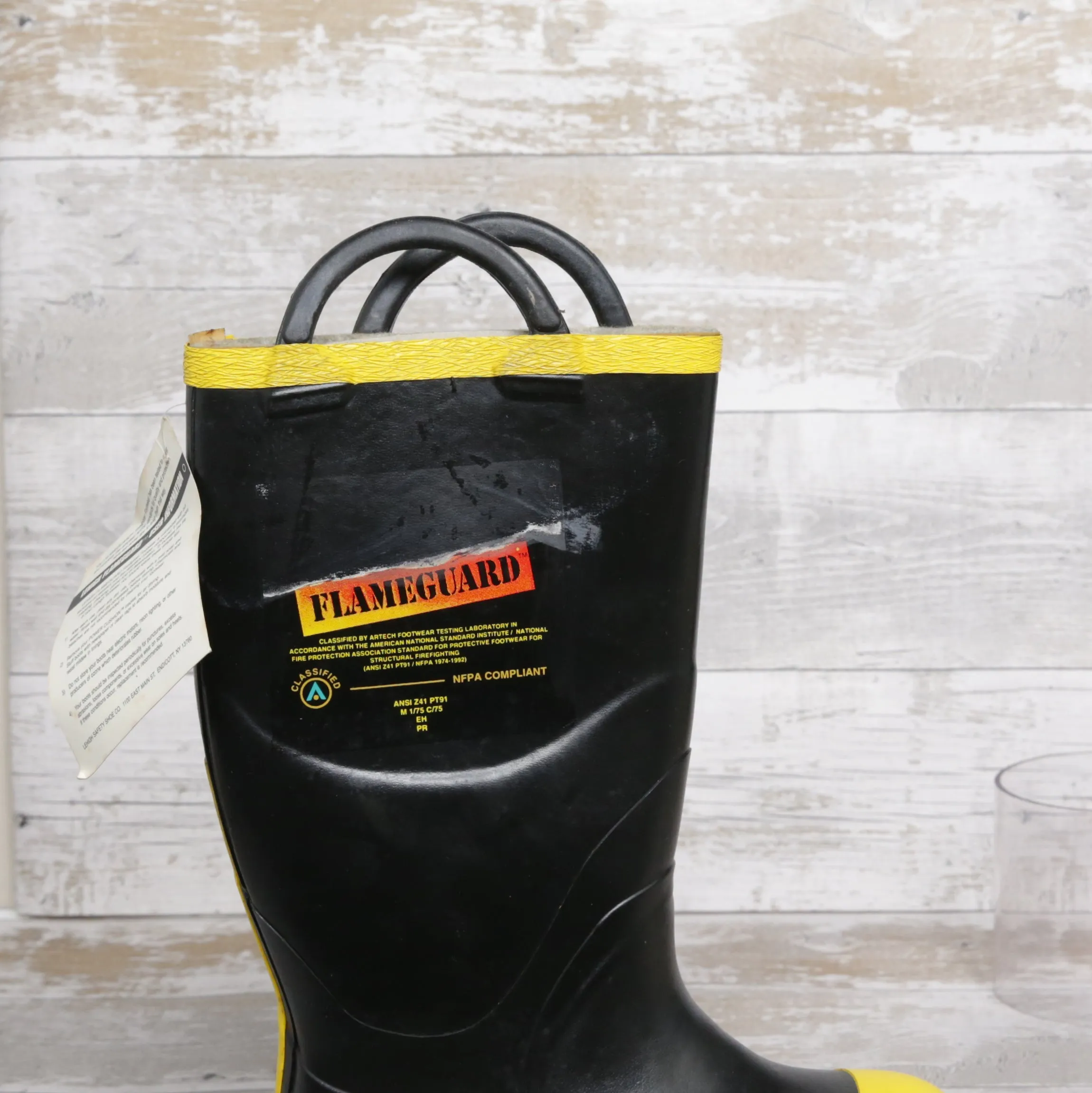 De-Branded Flameguard Safety Wellington Boots UK5.5