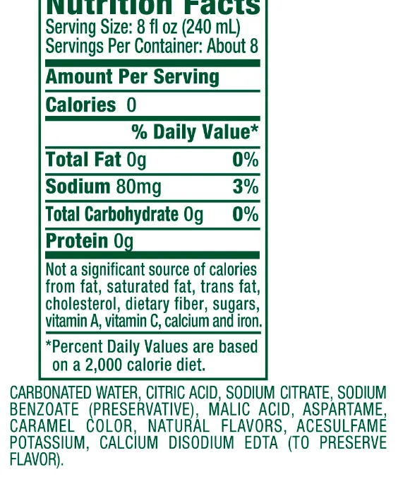 Diet Canada Dry Ginger Ale Soda, 2L Bottle