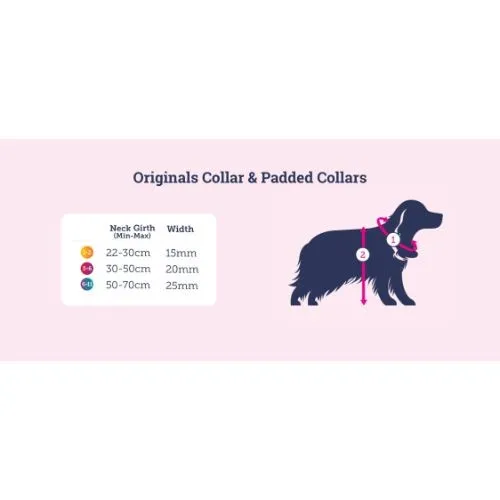 Doodlebone Dog Collar Ruby Size 3-6