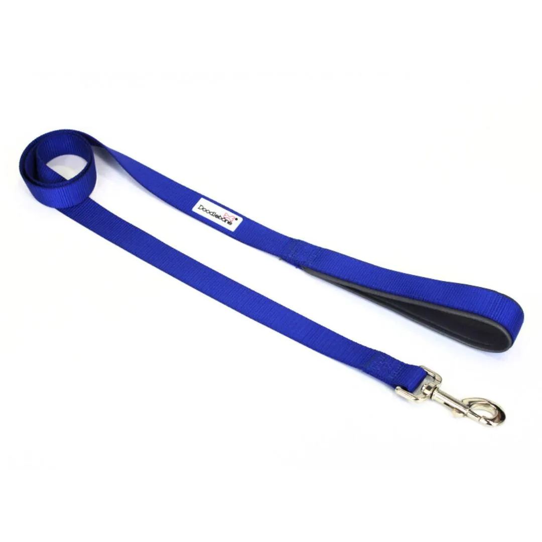 Doodlebone Padded Dog Collar - Cobalt