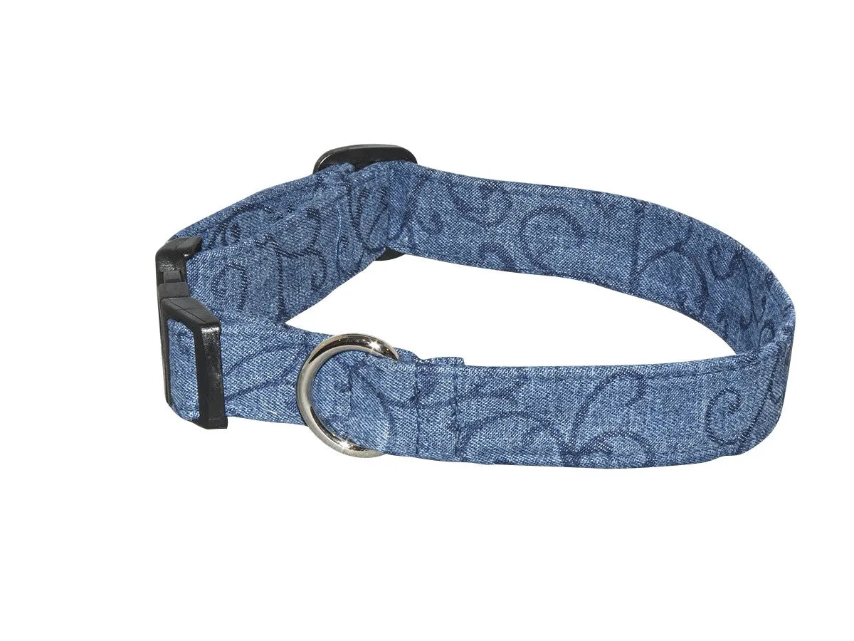 Elmo's Closet Jazzy Jeans Dog Collar