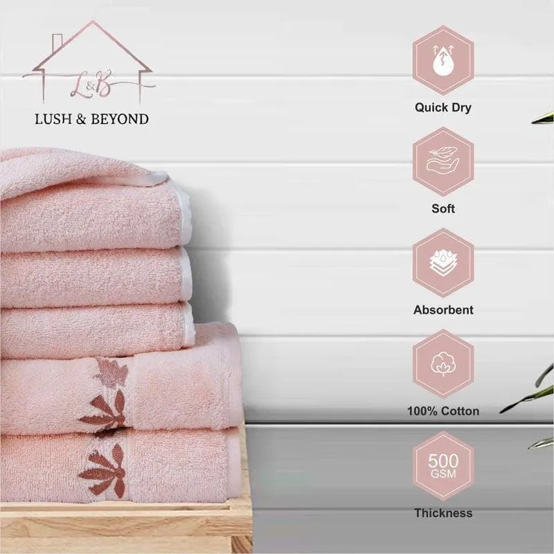 Gripple Hand & Face  Towel (Pink) - Three Piece Set