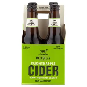 Hillbilly Crushed Non-Alcoholic Apple Cider 4 x 330ml