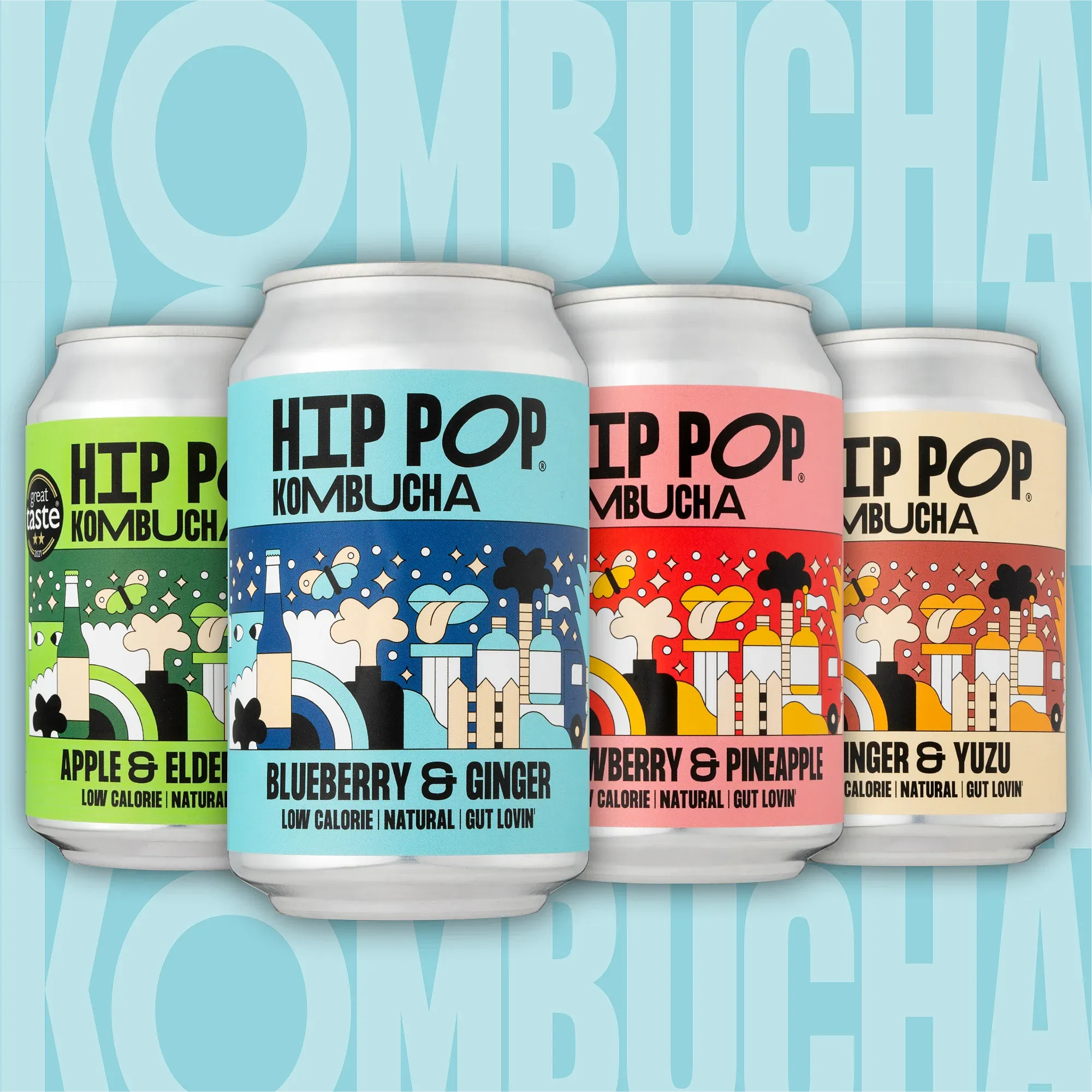 Hip Pop kombucha cold drink