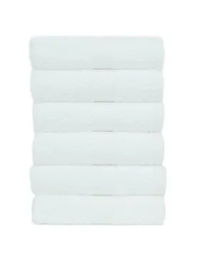 Honeycomb Hand Towels, Luxury Turkey Cotton, Soft & Quickly Dry, (White)