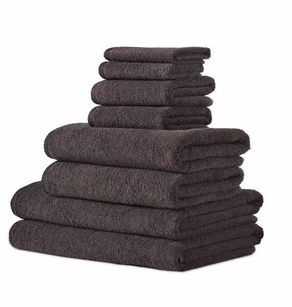 Hospitality Turkish Cotton Hotel Collection Family Towel Set of 8