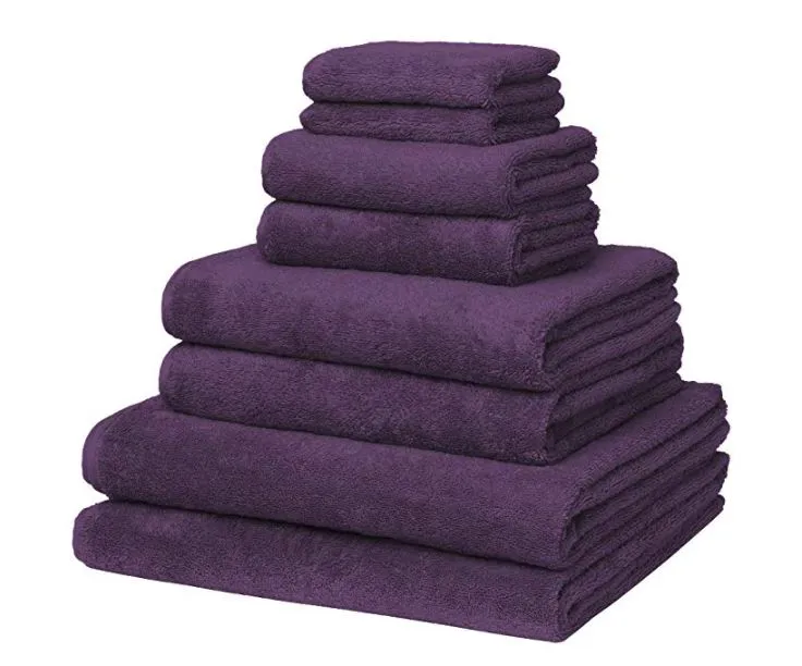 Hospitality Turkish Cotton Hotel Collection Family Towel Set of 8