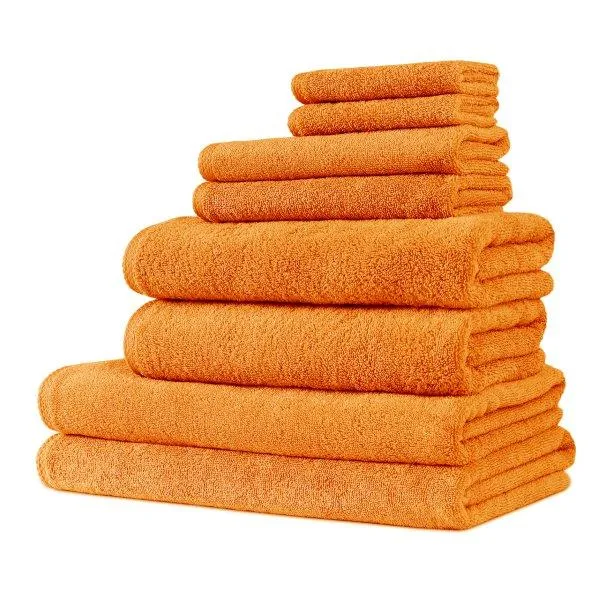 Hospitality Turkish Cotton Hotel Collection Family Towel Set of 8