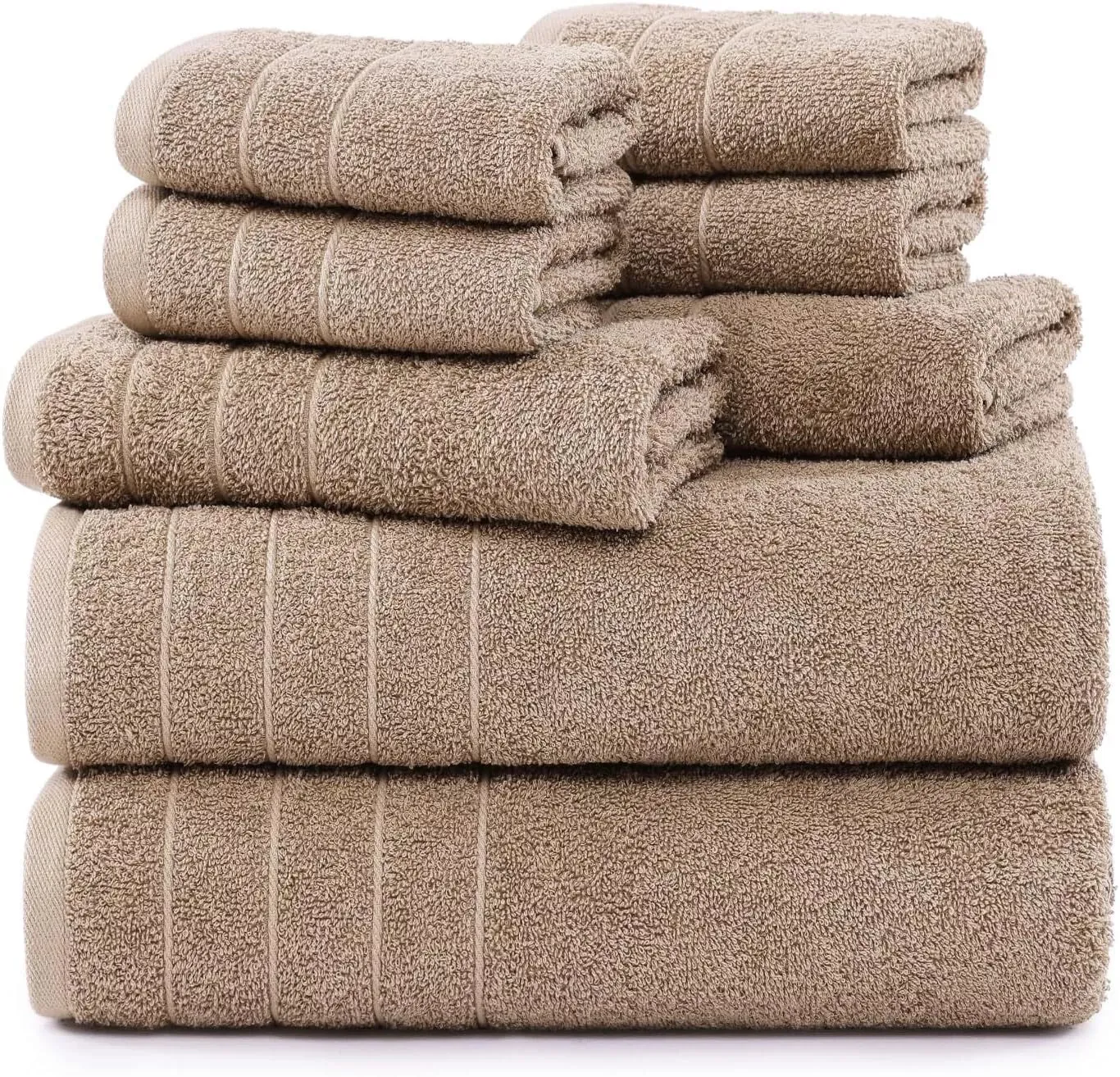 Indulge in Luxury with Our 100%Egyptian Cotton 8 Piece Towel Set 500GSM