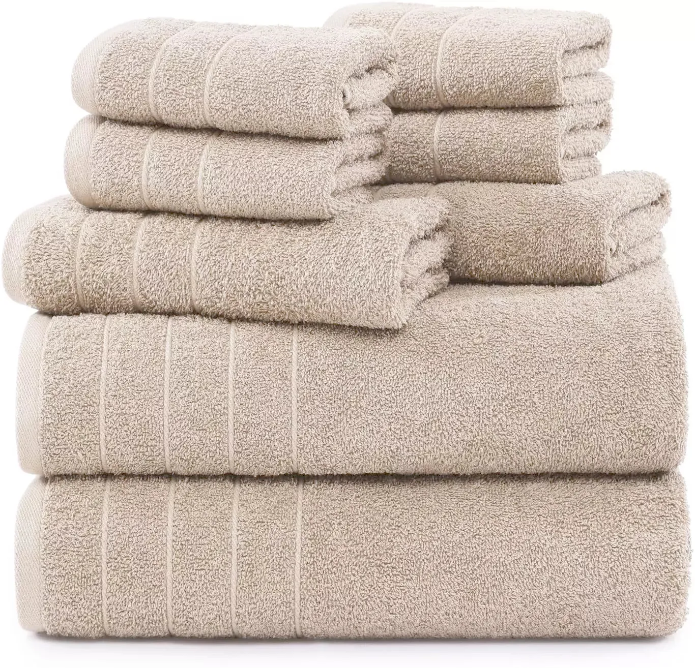 Indulge in Luxury with Our 100%Egyptian Cotton 8 Piece Towel Set 500GSM