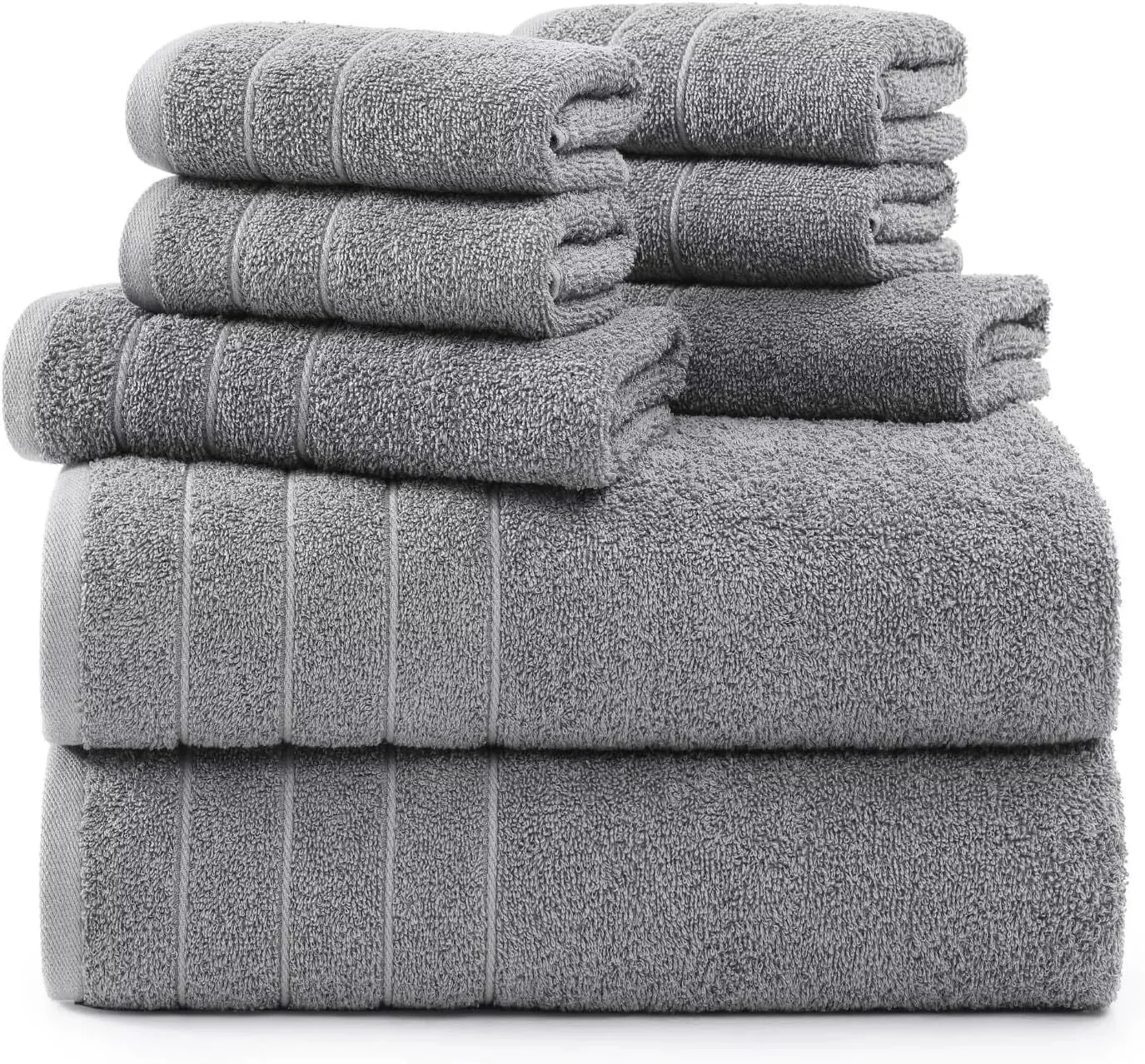 Indulge in Luxury with Our 100%Egyptian Cotton 8 Piece Towel Set 500GSM