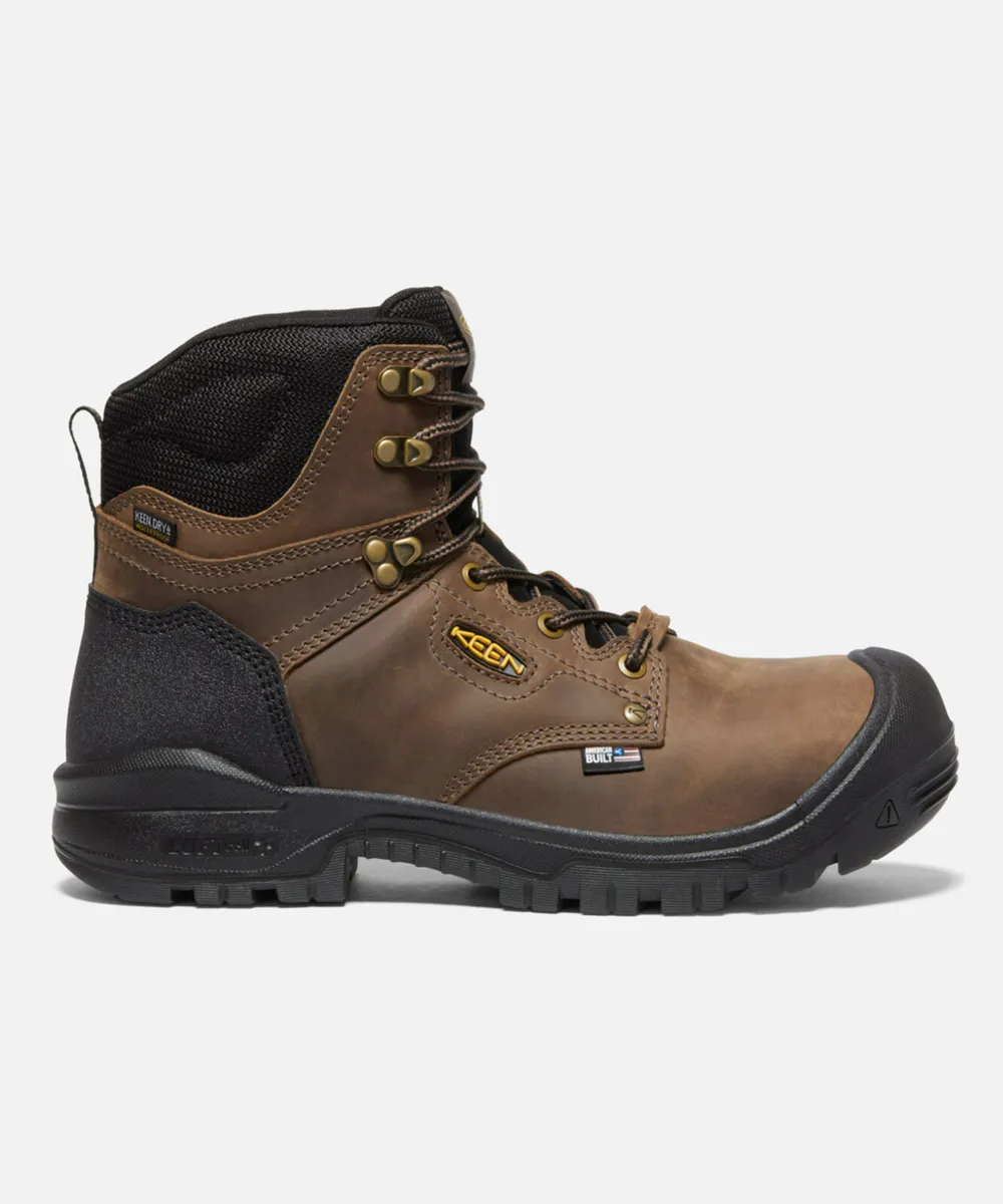 Keen Independence Composite Toe Work Boots - Dark Earth