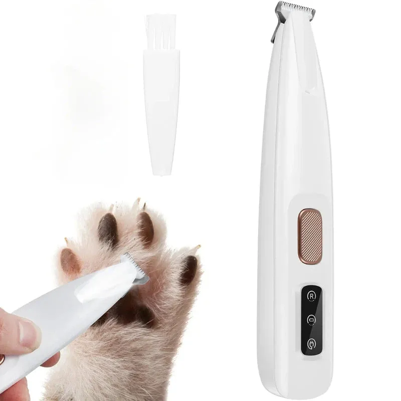 LED Cat & Dog Paw Trimmer – Waterproof & Easy Grooming