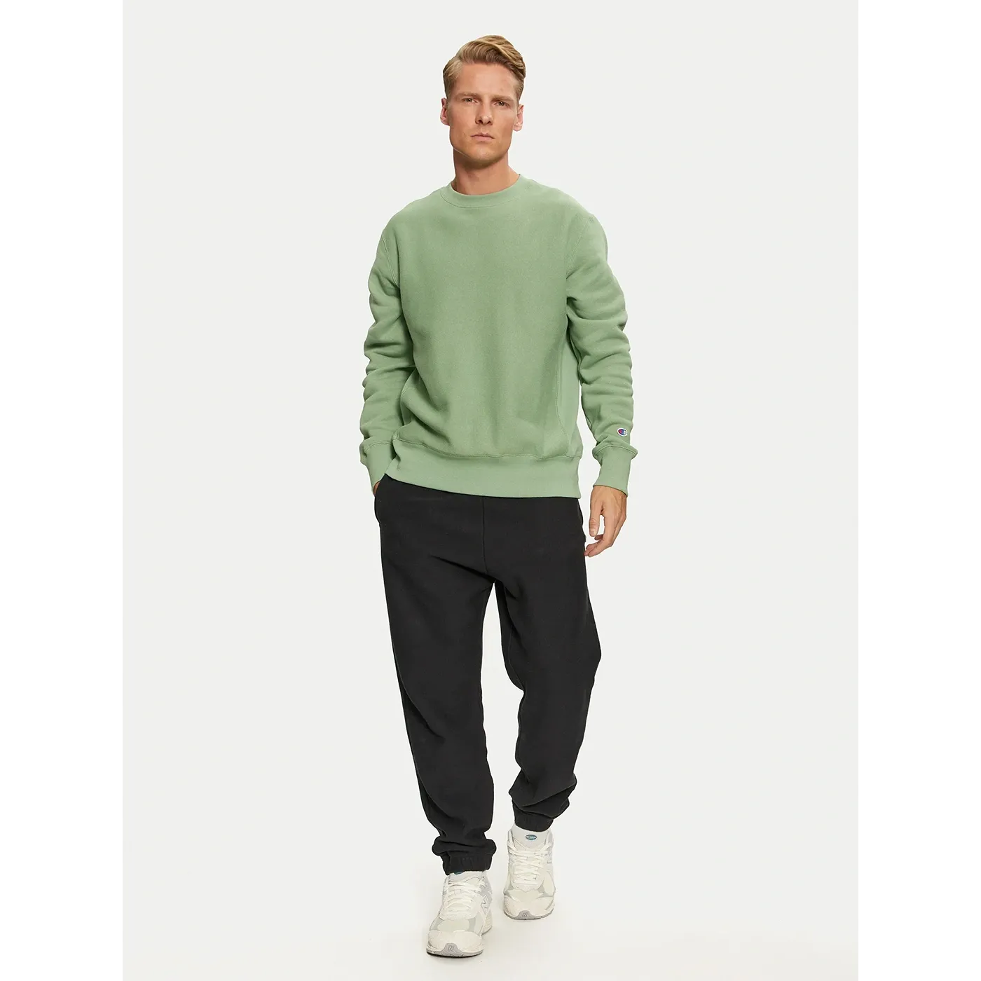 Light Green Raglan Sleeves Oversized Sweatshirt