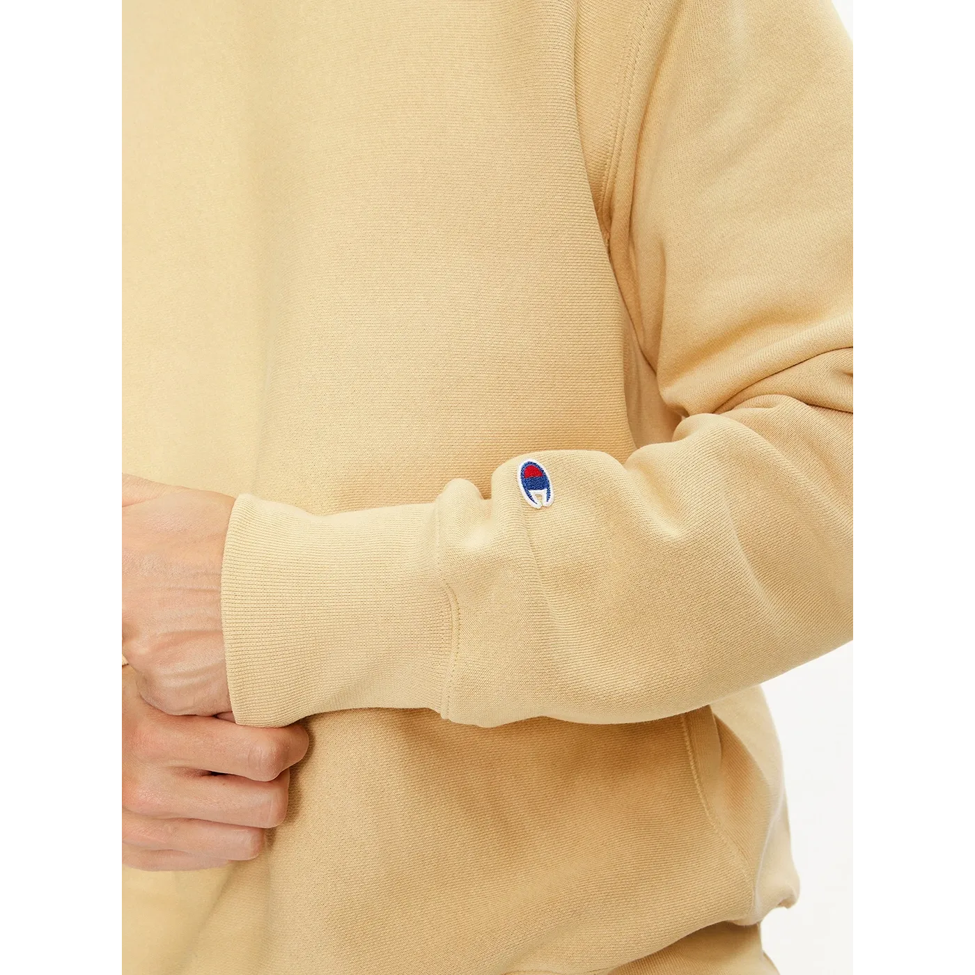 Light Yellow Raglan Sleeves Oversized Sweatshirt