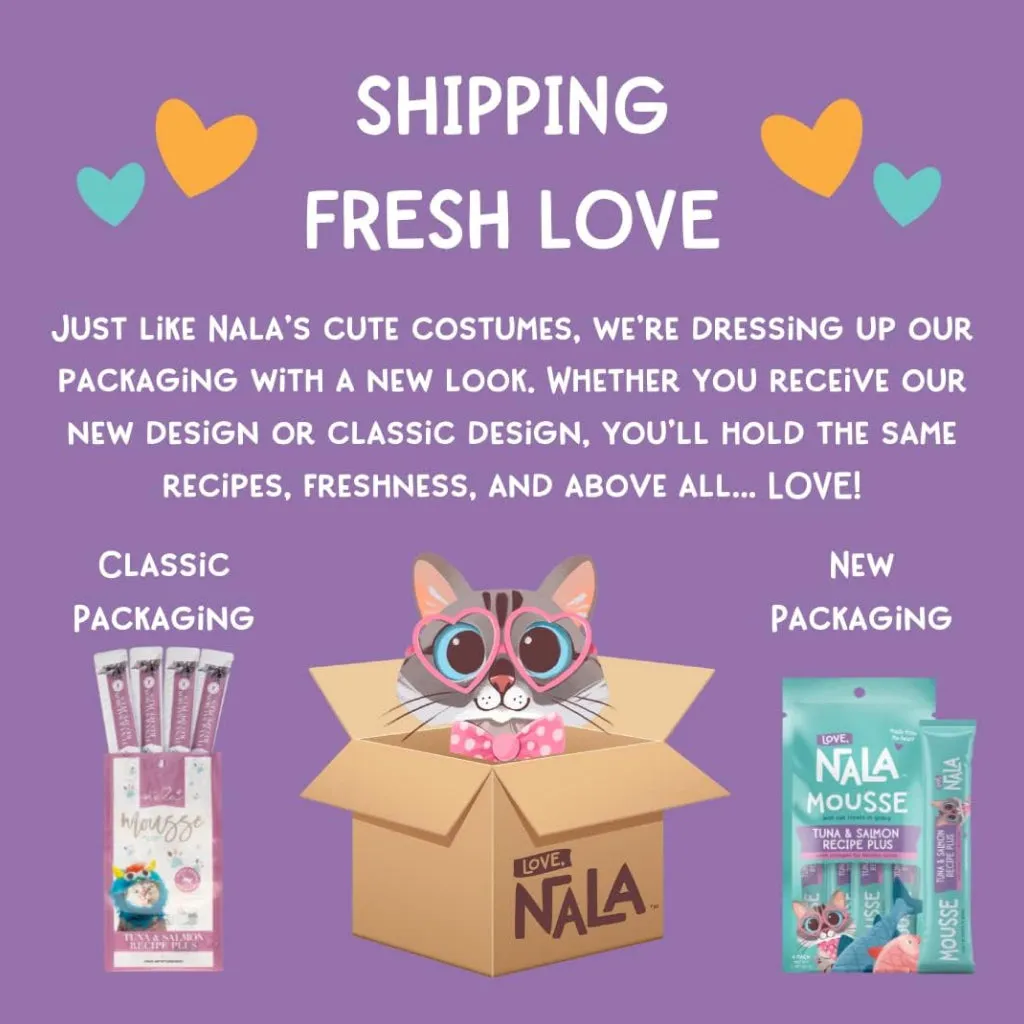 Love Nala Mousse Chicken Recipe Lickable Treats For Cats (0.5 oz tube x 4)