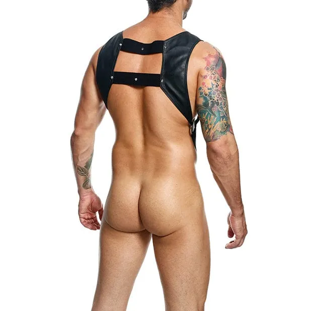 Male Basics - Dngeon Croptop Harness Cockring (Black)