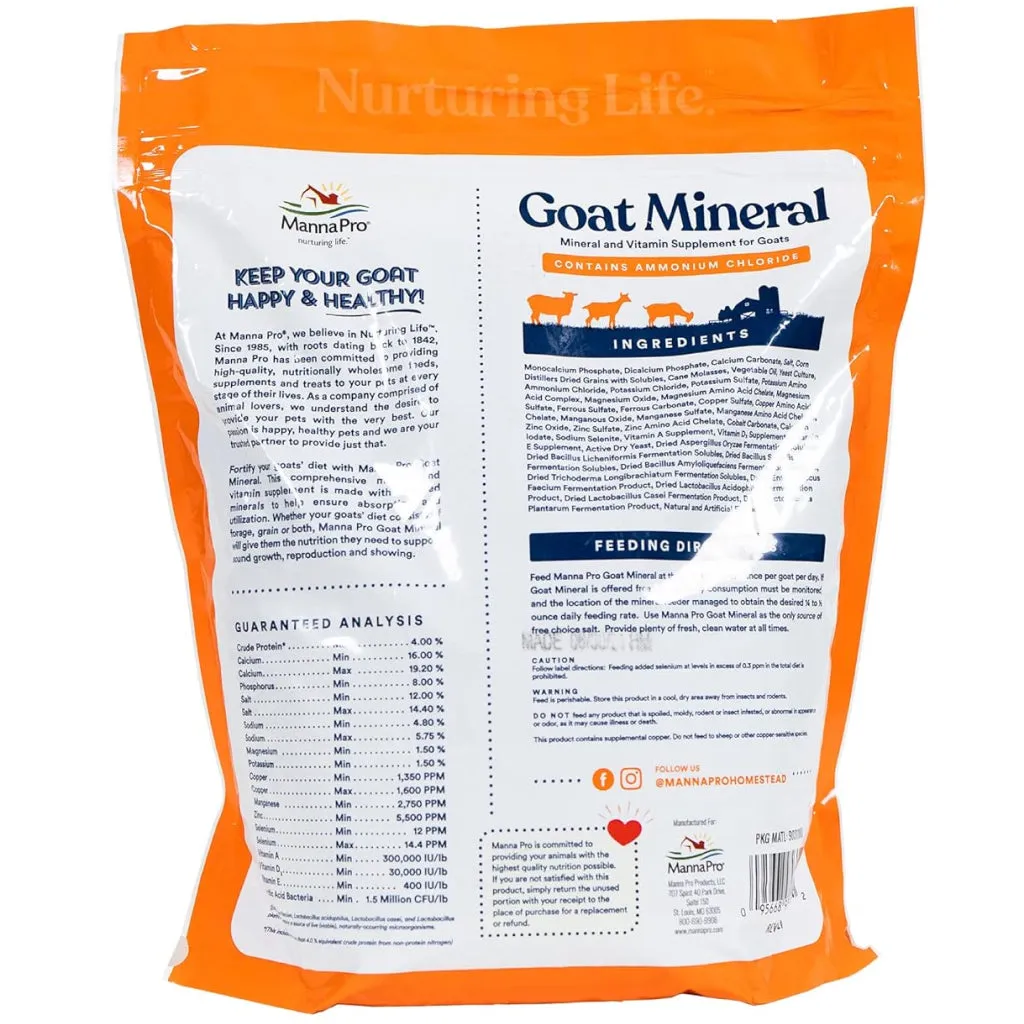 Manna Pro Mineral For Goats (8 lb)