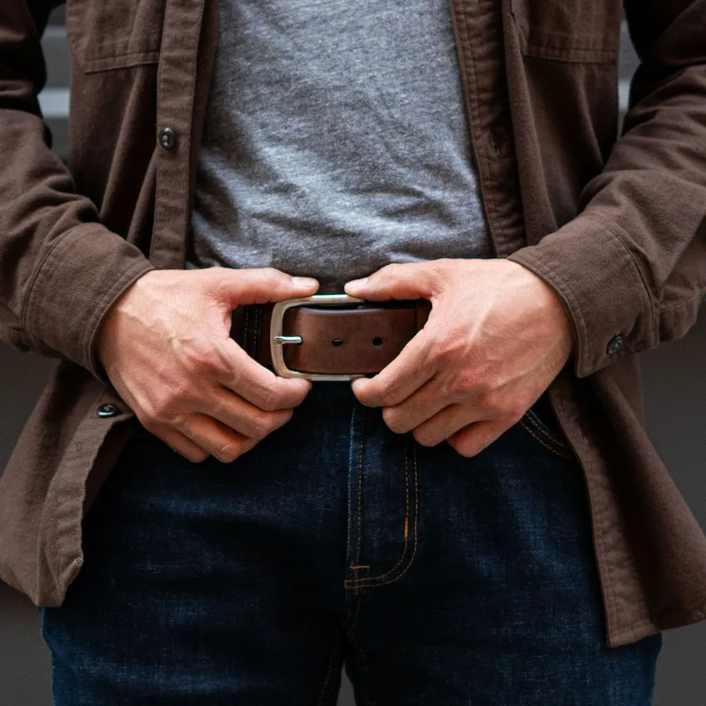 Men's Heritage Leather Belt | Arizona Adobe