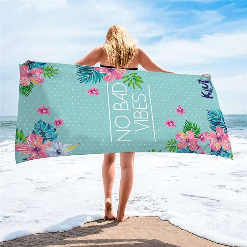 Microfiber Ocean Beach Towel Large Sport