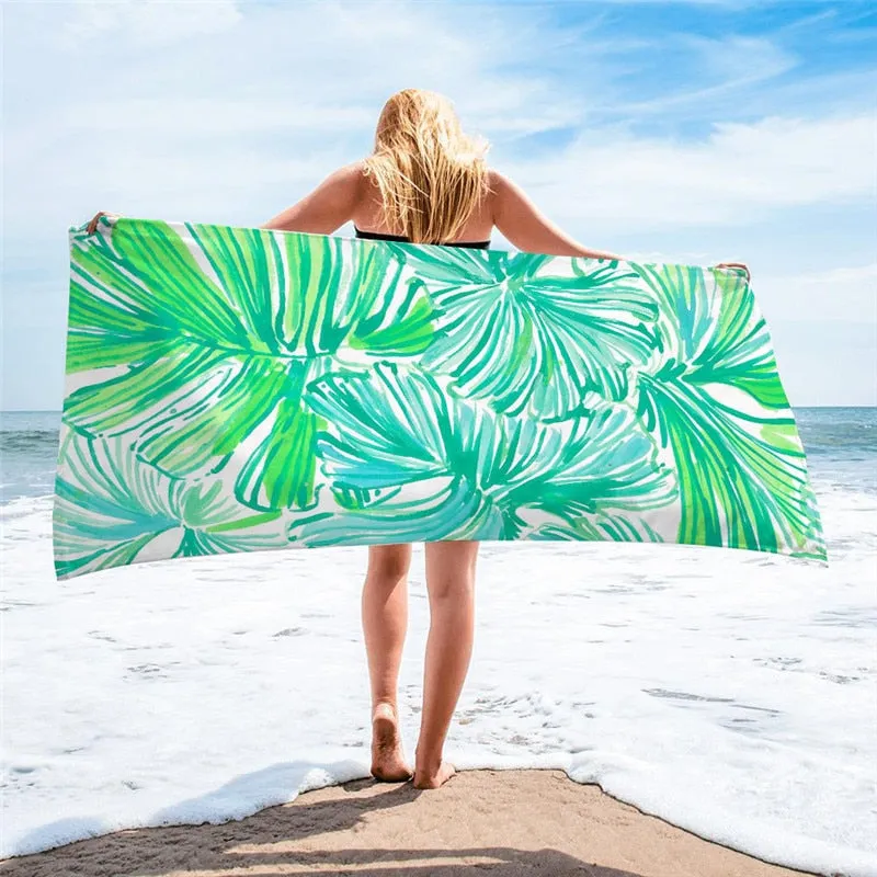 Microfiber Ocean Beach Towel Large Sport