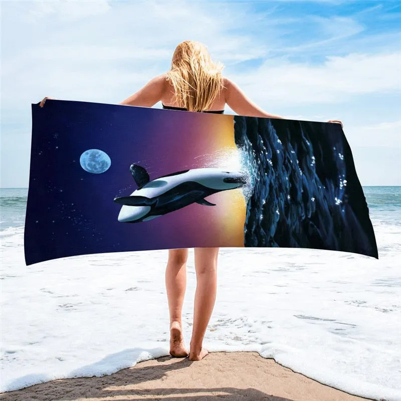 Microfiber Ocean Beach Towel Large Sport