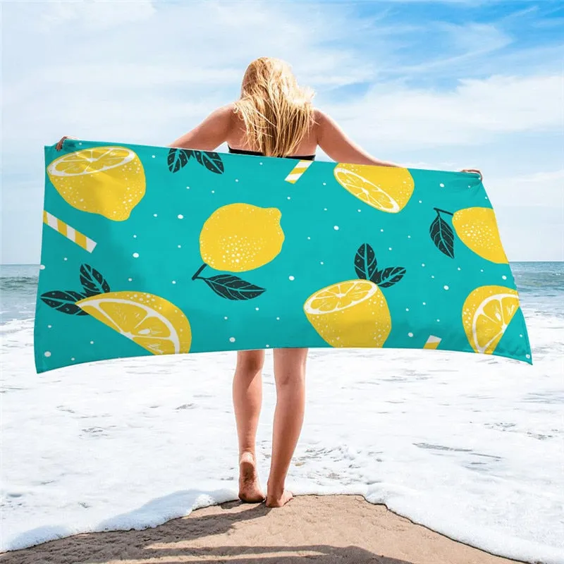 Microfiber Ocean Beach Towel Large Sport