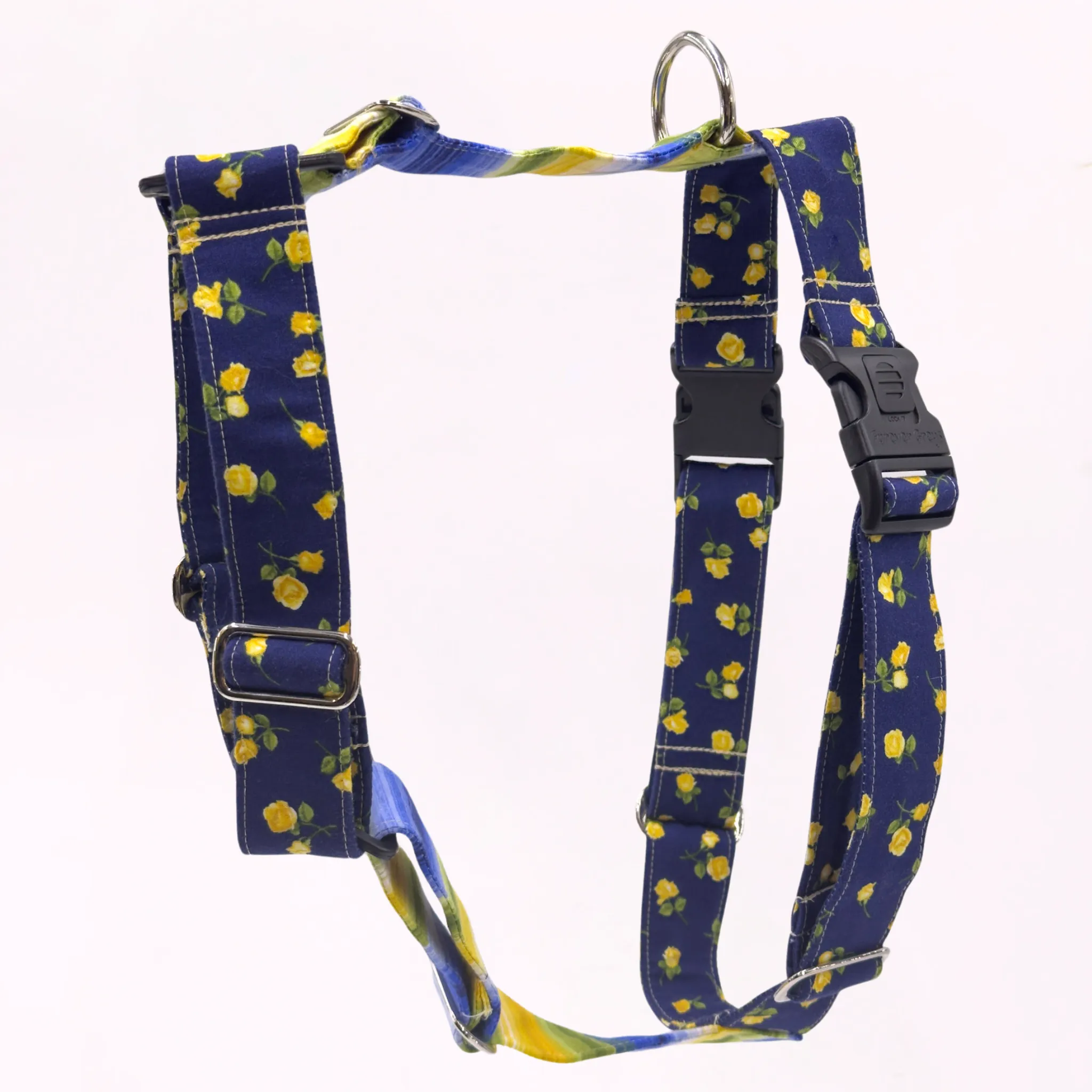 Midnight Bloom Greyhound Harness