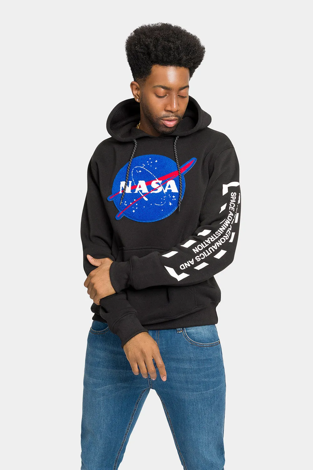 NASA Chenille Patch Hoodie