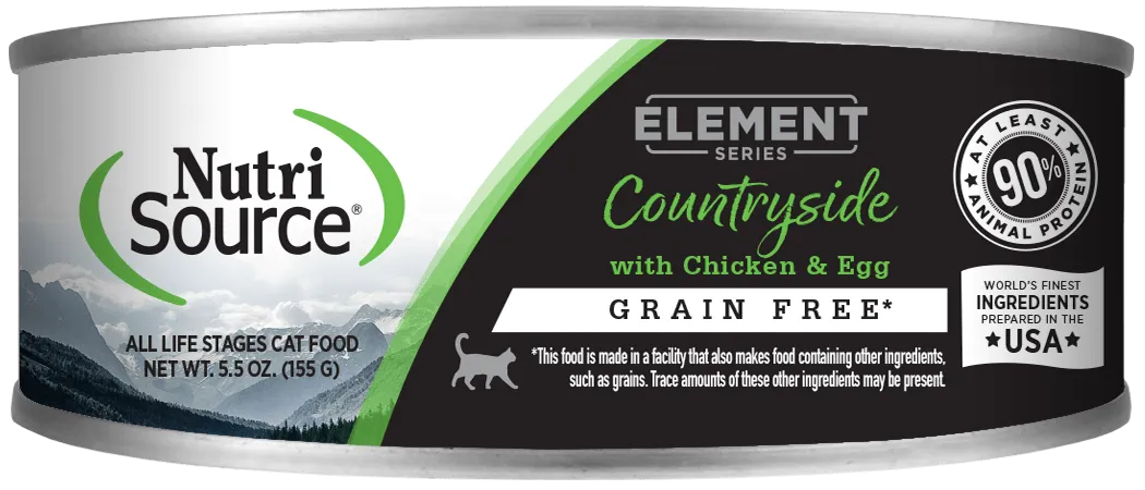 NutriSource Element Series Countryside Grain Free Canned Cat Food