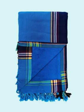 Ocean Blue Kenyan Beach Towel